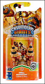 Skylanders Giants.   Drill Seargent